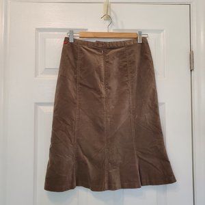 Jackpot skirt Vintage Corduroy light Brown Skirt
